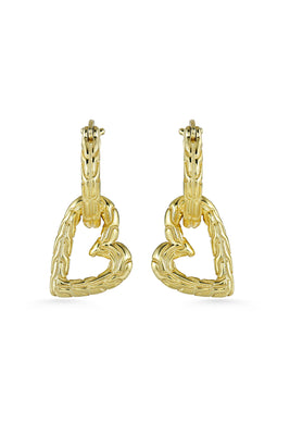 Heart Hoop Convertible Earrings