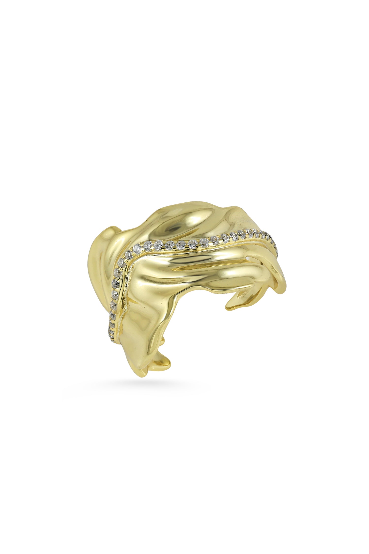 Golden Drape Ring