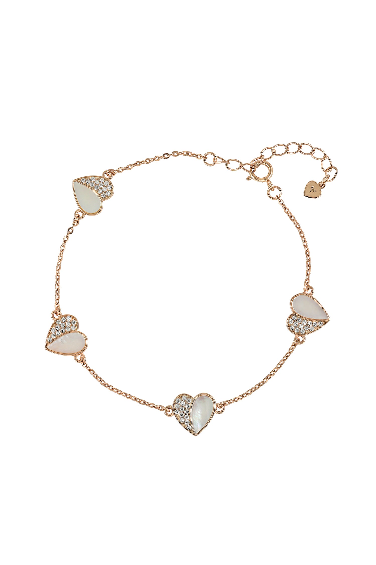 Blushing Heart Bracelet