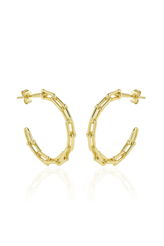 Chain Hoop Earrings