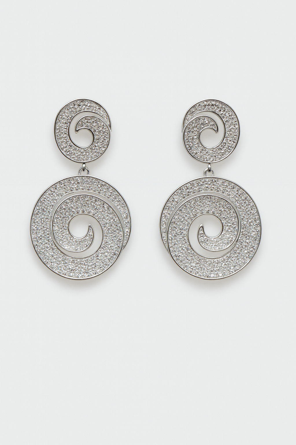 Silver Swirl Earrings