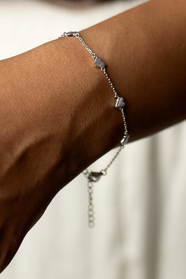 Timeless Silver Heart Bracelet