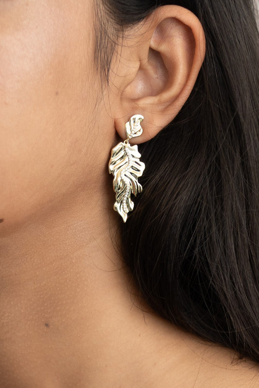 Luxe Leaf Earrings