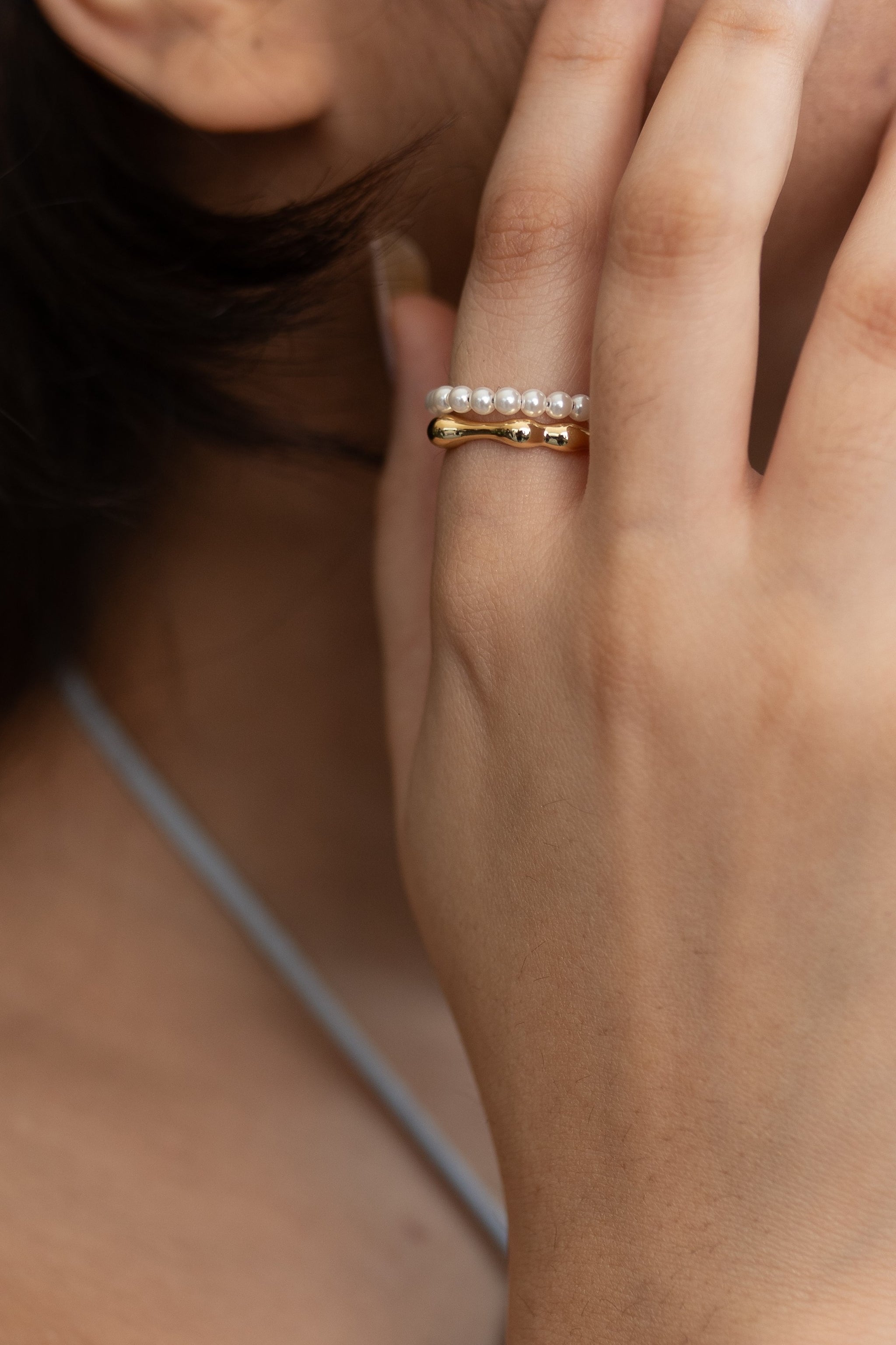 Infinity Pearl Ring