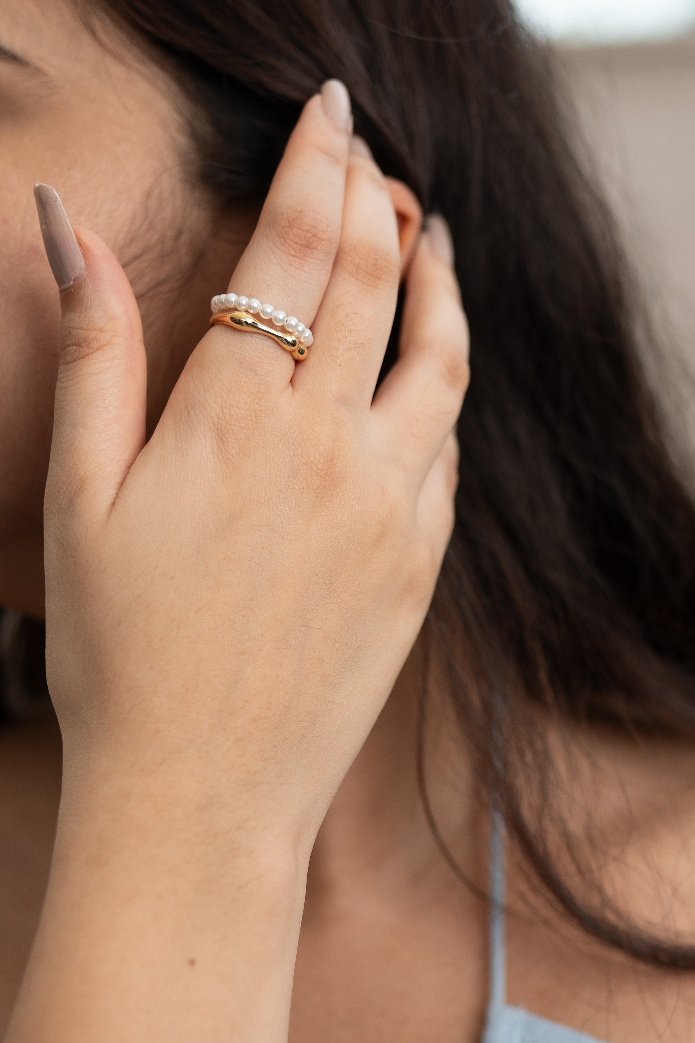 Infinity Pearl Ring