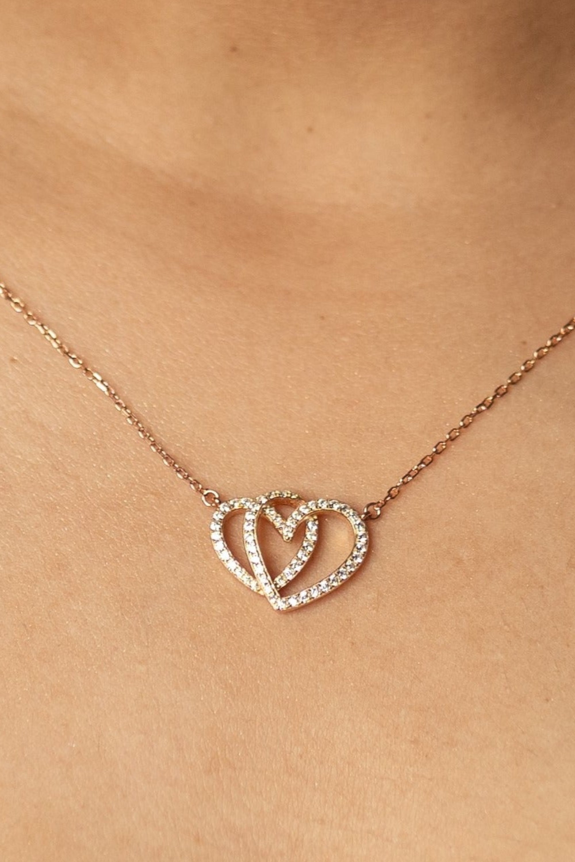 Open Hearts Necklace