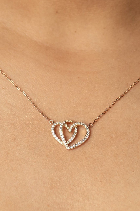 Open Hearts Necklace