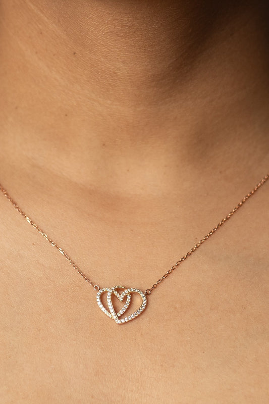 Open Hearts Necklace