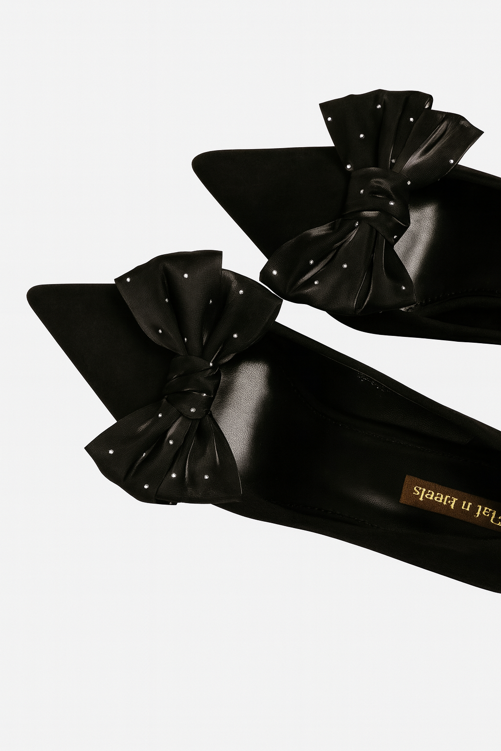 Celeste Black Shoe Clip