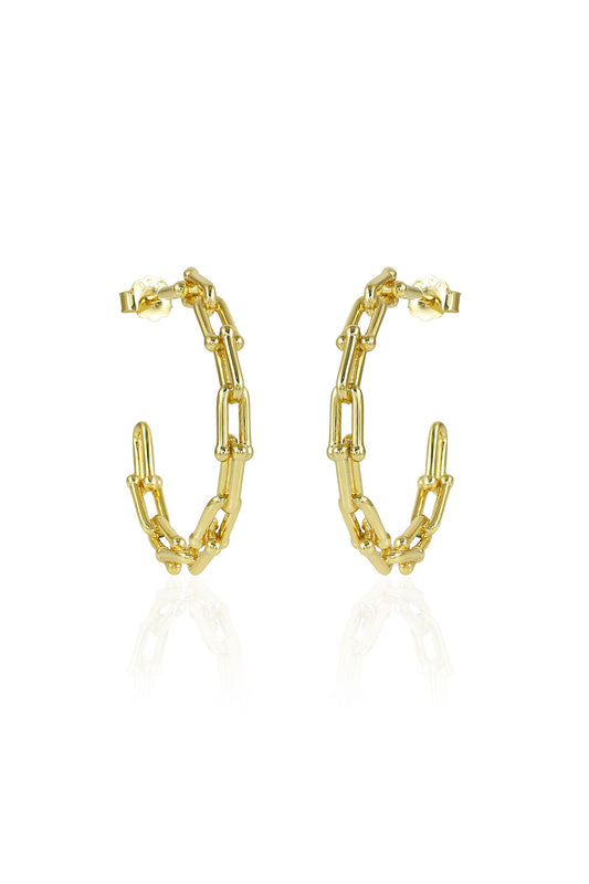 Chain Hoop Earrings