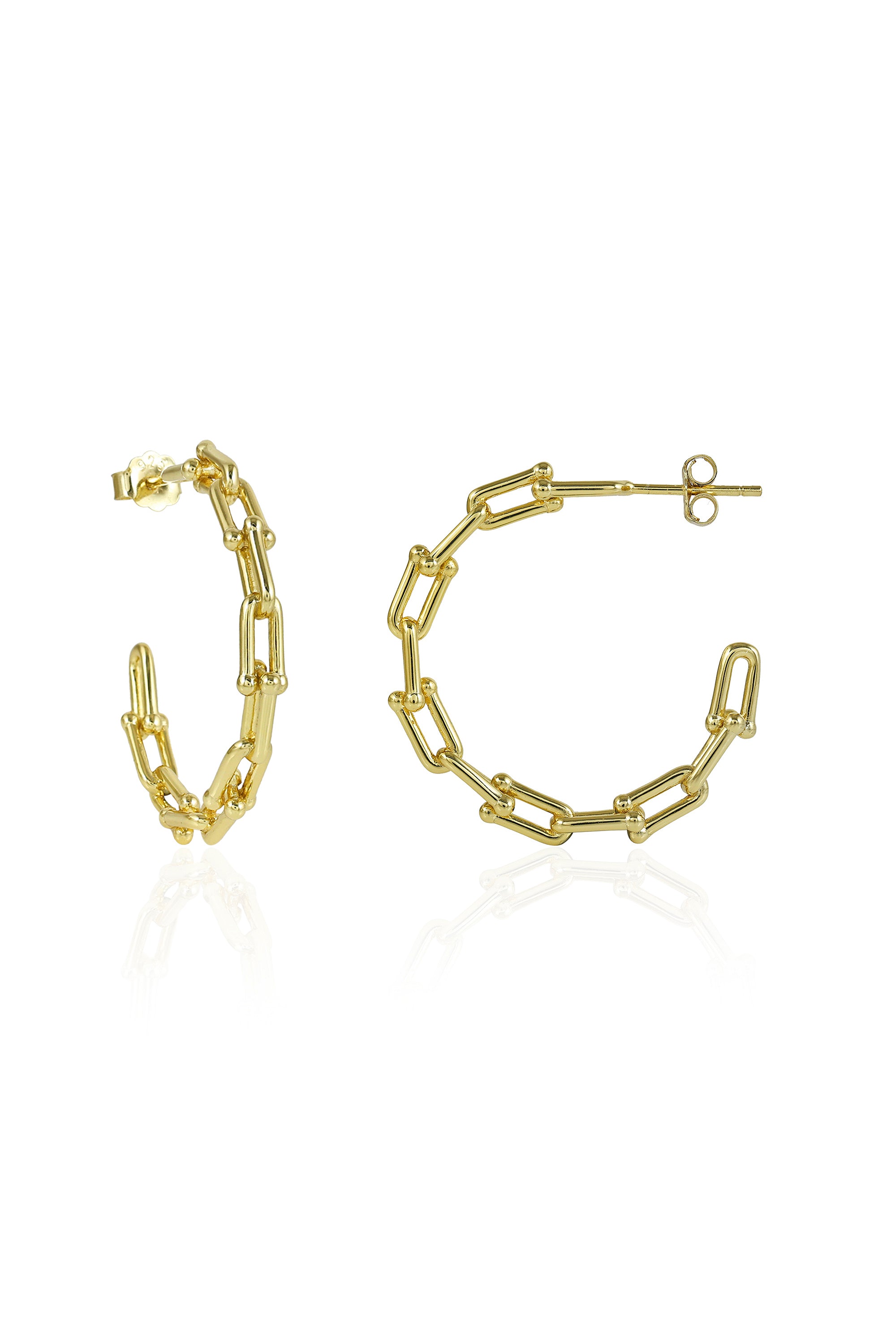 Chain Hoop Earrings