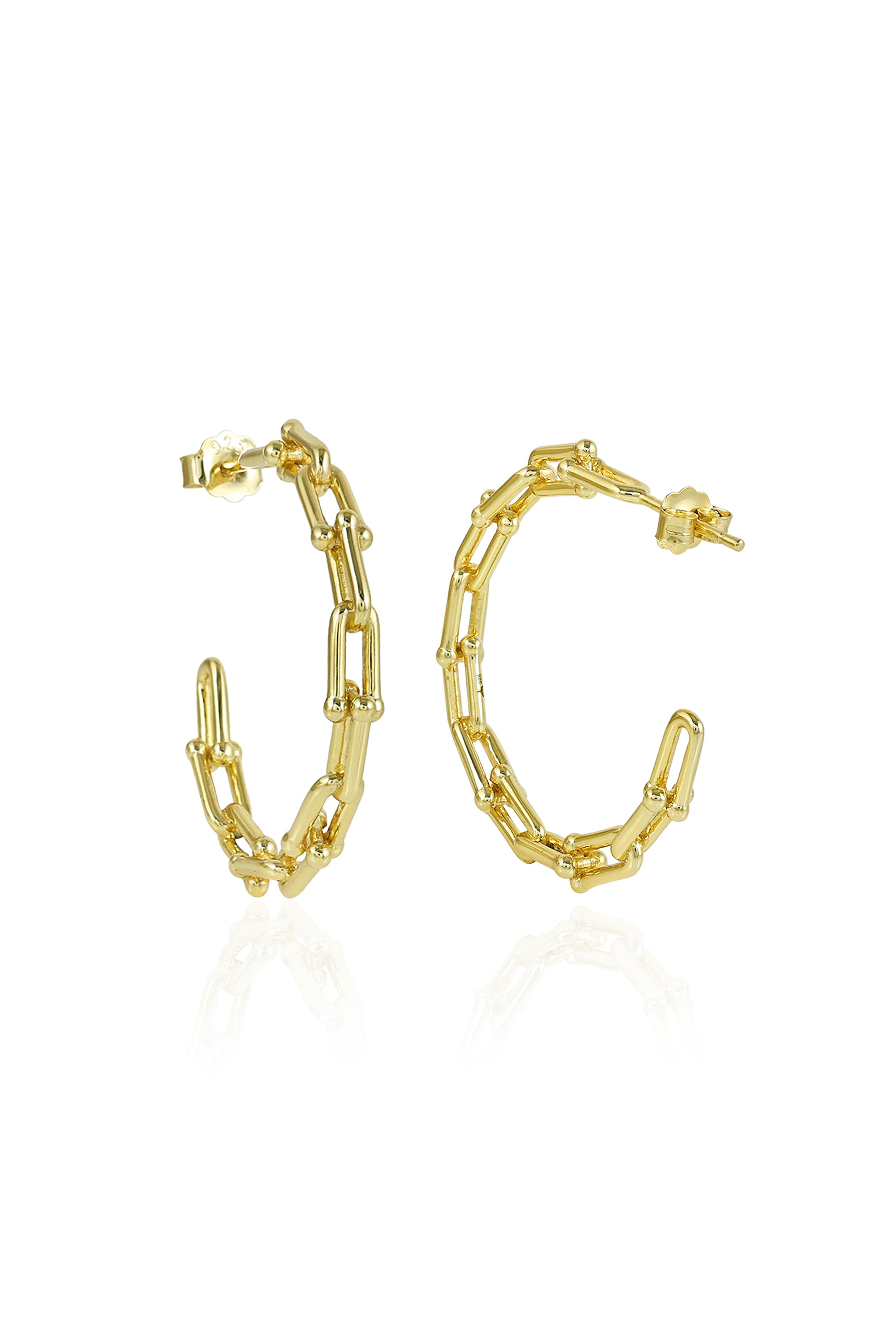 Chain Hoop Earrings