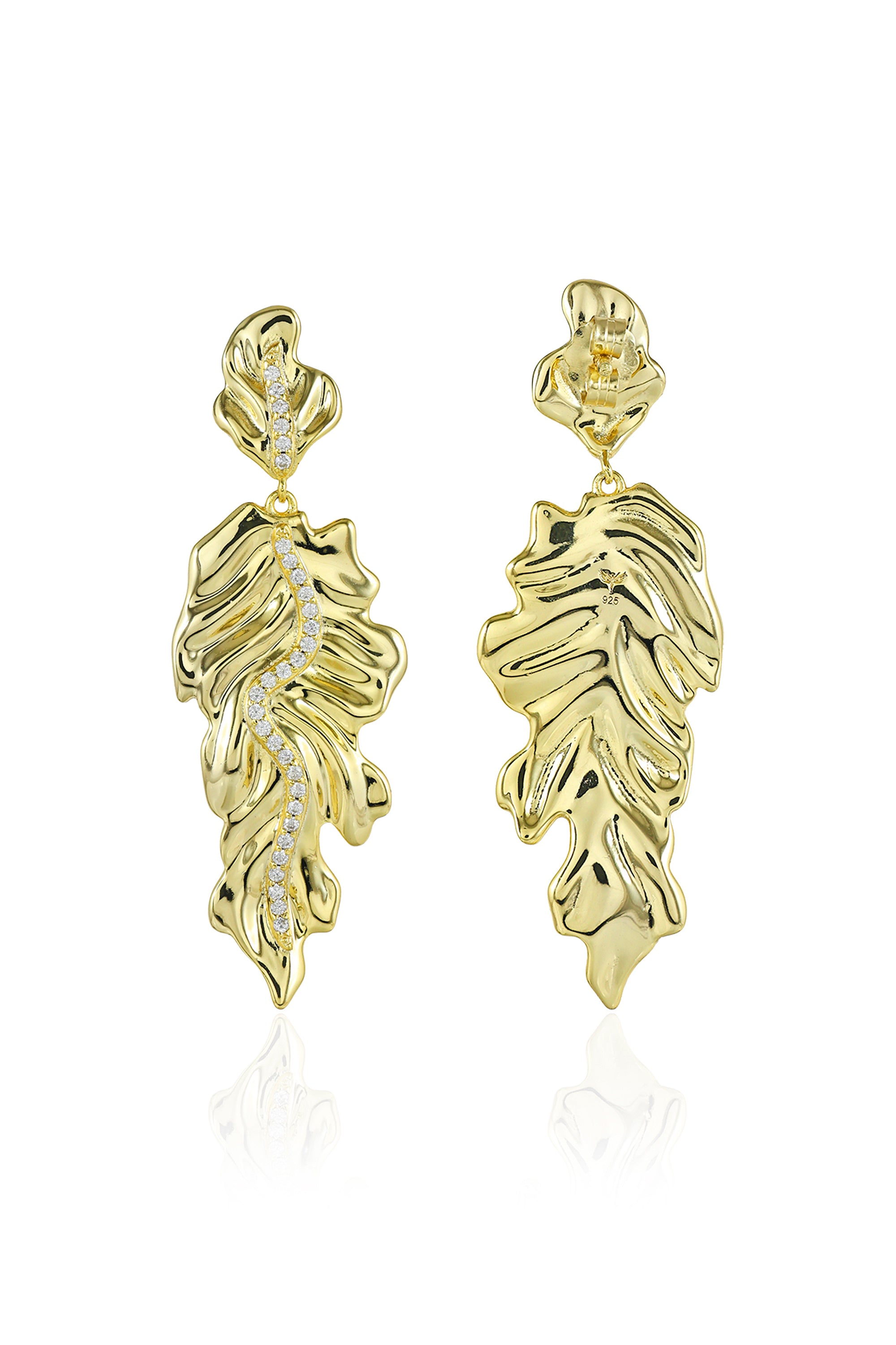 Luxe Leaf Earrings