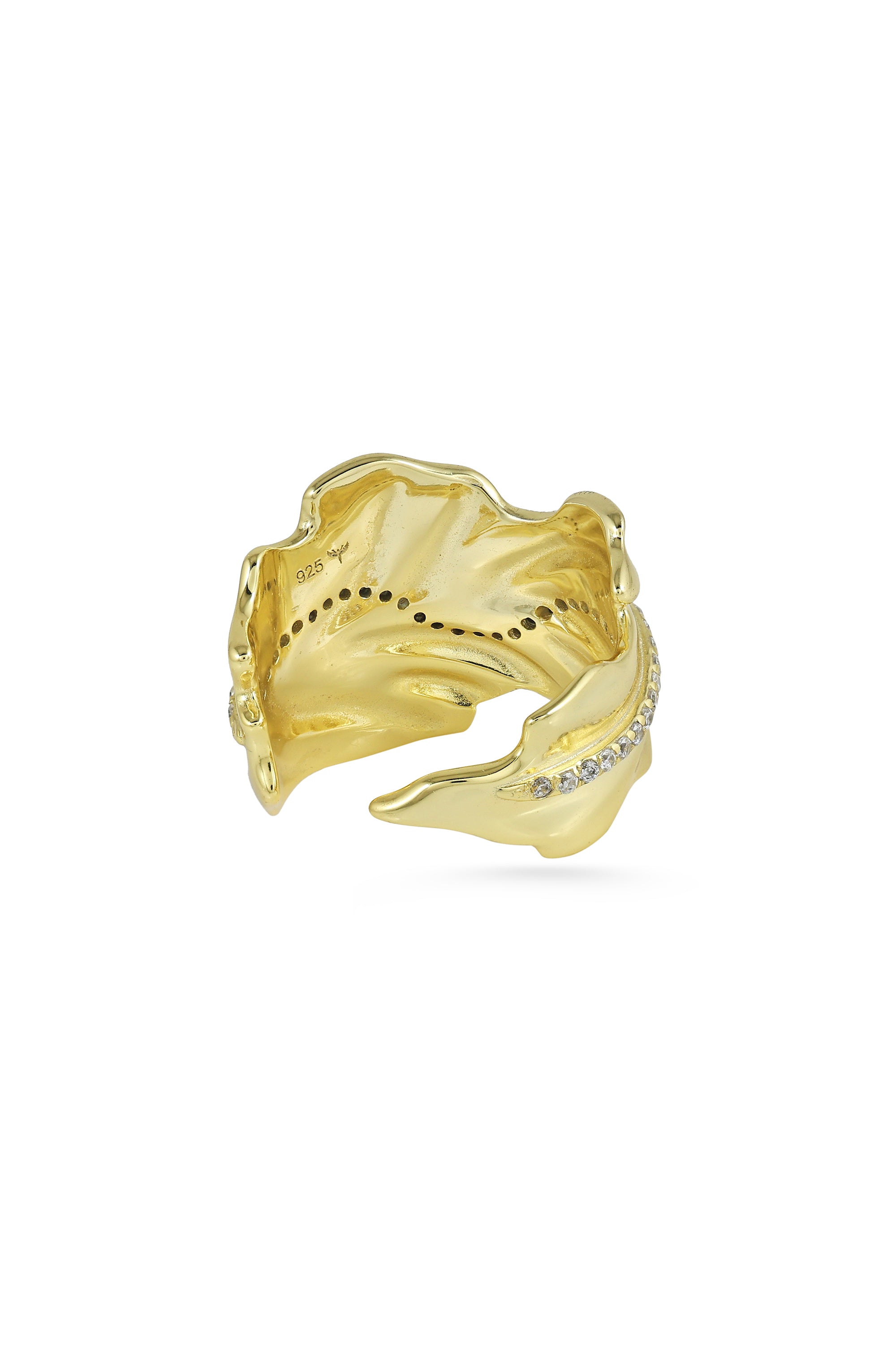 Golden Drape Ring