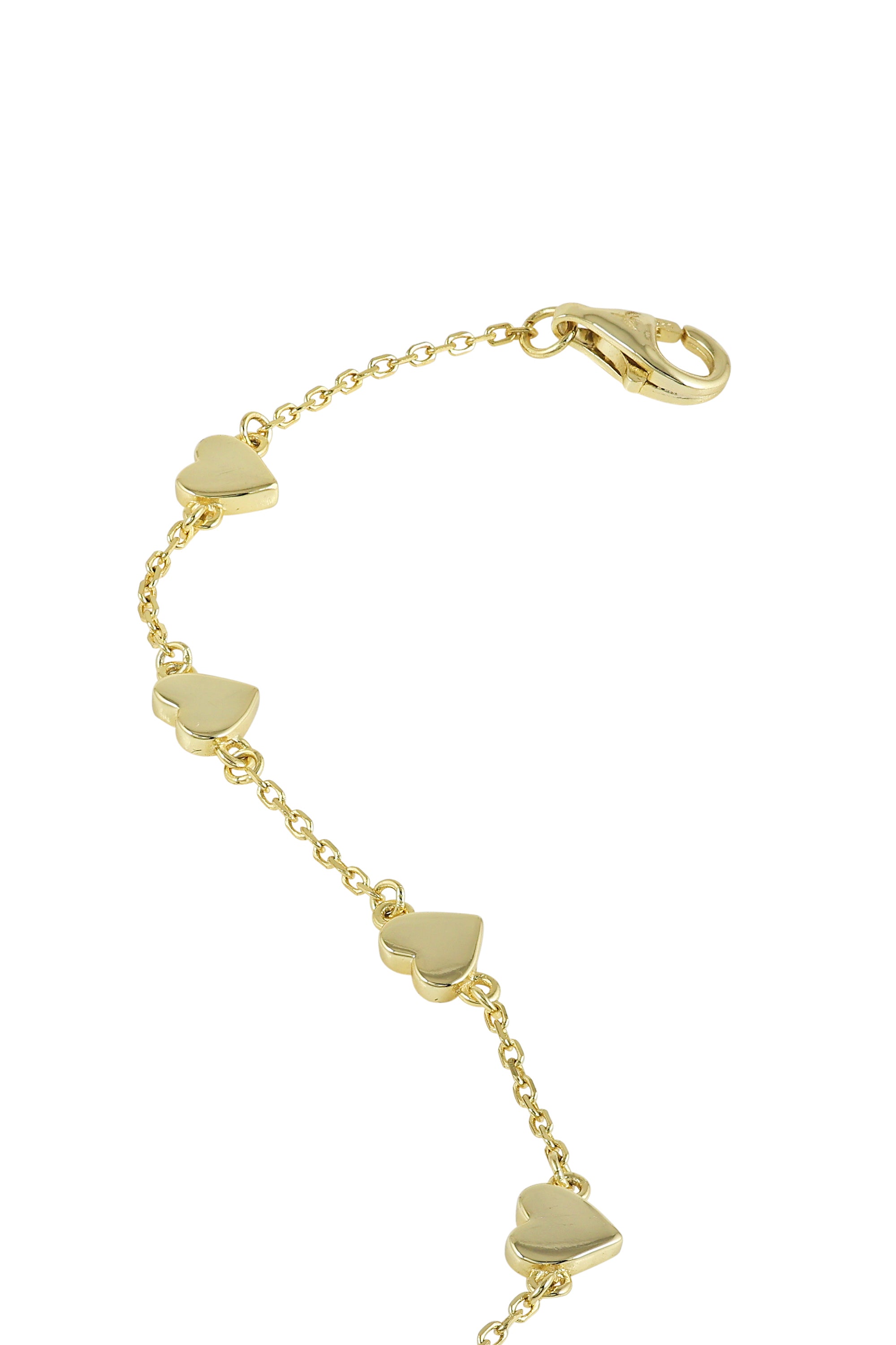 Timeless Gold Heart Bracelet