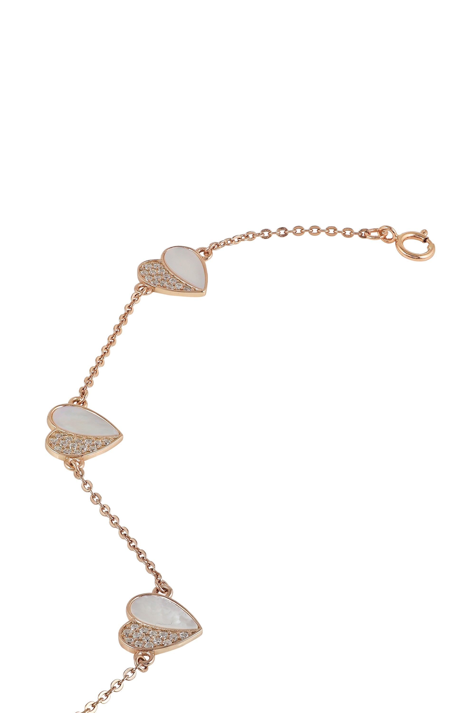 Blushing Heart Bracelet