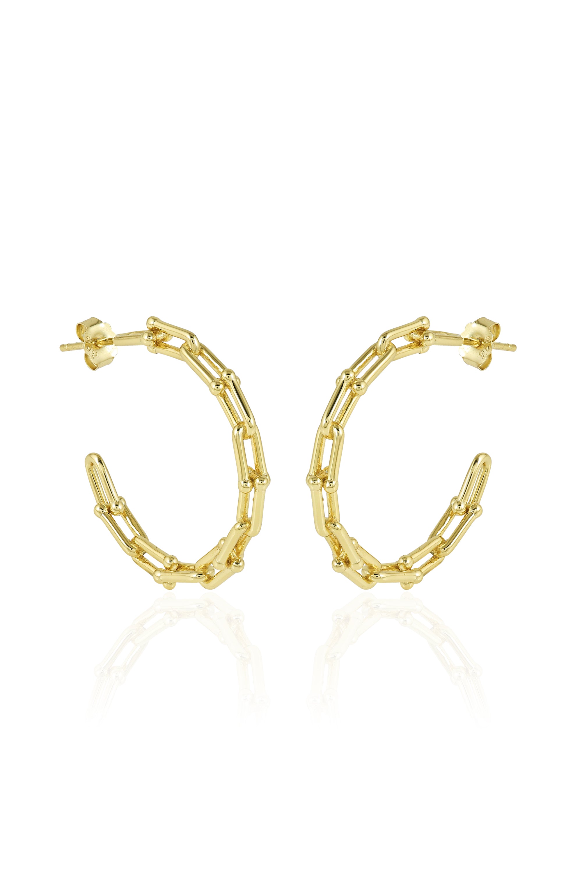 Chain Hoop Earrings